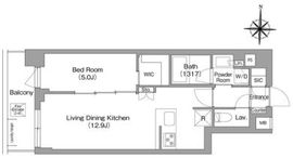 コンフォリア・リヴ永福町 103 間取り図