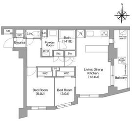 コンフォリア・リヴ永福町 310 間取り図