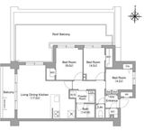 コンフォリア・リヴ永福町 504 間取り図