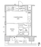 ザ・パークハビオ代々木 305 間取り図