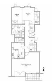 フォレストテラス松濤 3階 間取り図