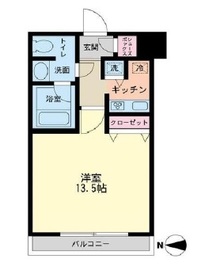 コンシェリア西新宿タワーズウエスト 6階 間取り図