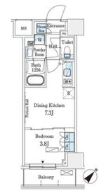 パークアクシス横浜伊勢佐木町通り 315 間取り図