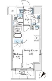 パークアクシス横浜伊勢佐木町通り 310 間取り図