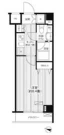 グランハイツ東中野 105 間取り図