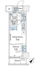 パークアクシス横浜伊勢佐木町通り 213 間取り図