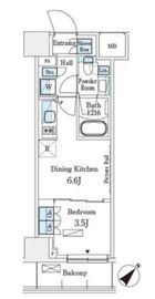 パークアクシス横浜伊勢佐木町通り 316 間取り図