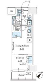 パークアクシス横浜伊勢佐木町通り 313 間取り図