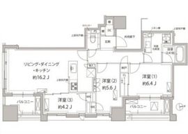 クラッシィハウス神田美土代町 14階 間取り図