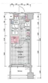 プレール・ドゥーク蔵前 2階 間取り図