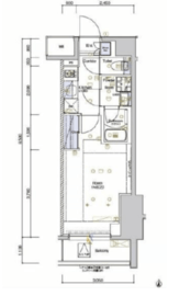 シーフォルム森下 9階 間取り図