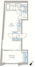 アローズ茗荷谷 301 間取り図