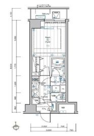 シーフォルム西新宿五丁目 2階 間取り図