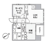 グランエール西日暮里NORTH 1203 間取り図