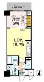 ロイジェント潮見 104 間取り図