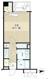 ボヌール麻布十番 503 間取り図