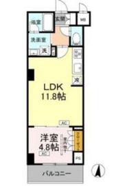 ロイジェント潮見 606 間取り図