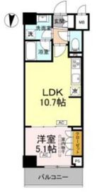 ロイジェント潮見 514 間取り図