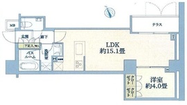 オープンレジデンシア代々木公園 地下1階 間取り図