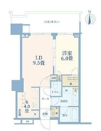 HARUMI FLAG SKYDUO PARK VILLAGE (晴海フラッグ スカイデュオ パークヴィレッジ) 18階 間取り図