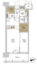 RJRプレシア川口 1008 間取り図