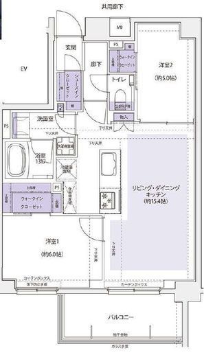 KDXレジデンス横濱紅葉坂 407 間取り図