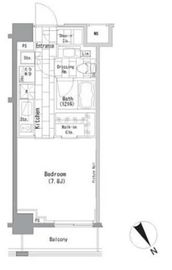 ザ・パークハビオ横浜山手 6階 間取り図