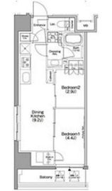 ザ・パークハビオ本所吾妻橋 503 間取り図