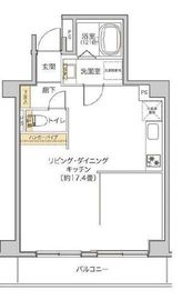 タイズ住吉 303 間取り図