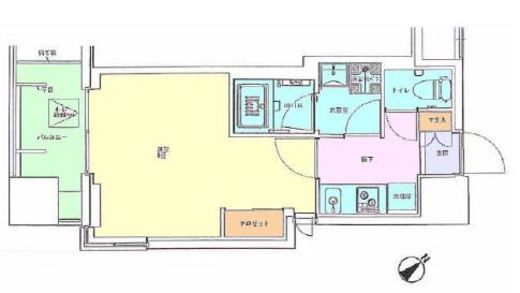代々木パークハイツ 703 間取り図