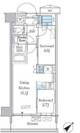 パークアクシス品川南大井パークフロント 334 間取り図