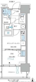 パークアクシス西大島コンフォートスクエア 1104 間取り図