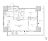 ザ・パークハビオ北千住 904 間取り図