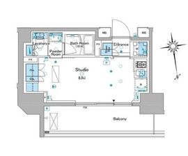 ルフォンプログレ品川大井 705 間取り図