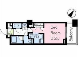 レジデンスシャルマン月島 306 間取り図