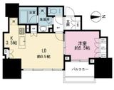 クラッシィスイート・ジオ東麻布 6階 間取り図