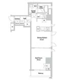 グラマシー横濱関内 207 間取り図
