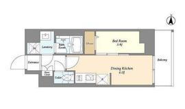 グランカーサ菊川 502 間取り図