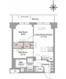 ヴェール・クレール武蔵小杉 209 間取り図
