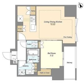 オアーゼ日暮里レジデンス 441 間取り図