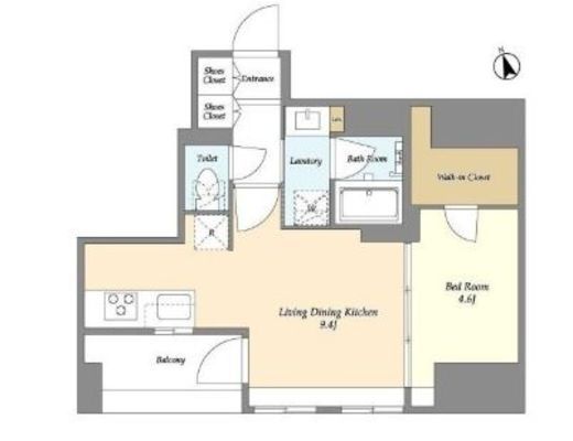 MODIER GINZA EAST (モディア銀座イースト) 202 間取り図