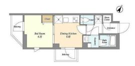 ドゥーエ曳舟2 203 間取り図