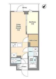 ドゥーエ曳舟2 205 間取り図