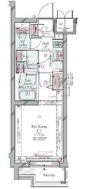 コンシェリア目黒本町 THE RESIDENCE 4階 間取り図