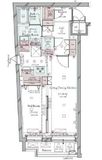 コンシェリア目黒本町 THE RESIDENCE 2階 間取り図