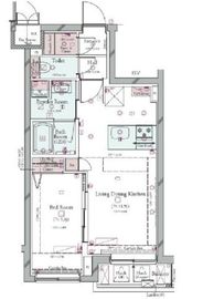 コンシェリア目黒本町 THE RESIDENCE 3階 間取り図