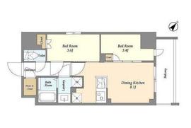 Augusta Residence新小岩 1101 間取り図