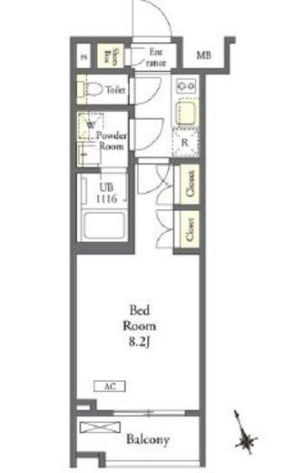 BREEZE MAISON ITABASHI (ブリーズメゾン板橋) 2階 間取り図