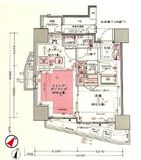 シティハウス四谷三丁目 7階 間取り図