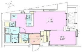 恵比寿レジデンス参番館 501 間取り図